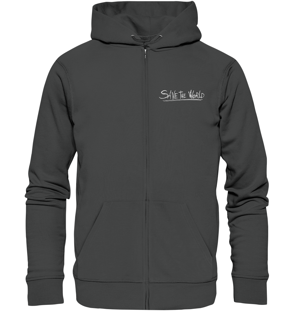 Schmetterling-Weiß - Organic Zipper