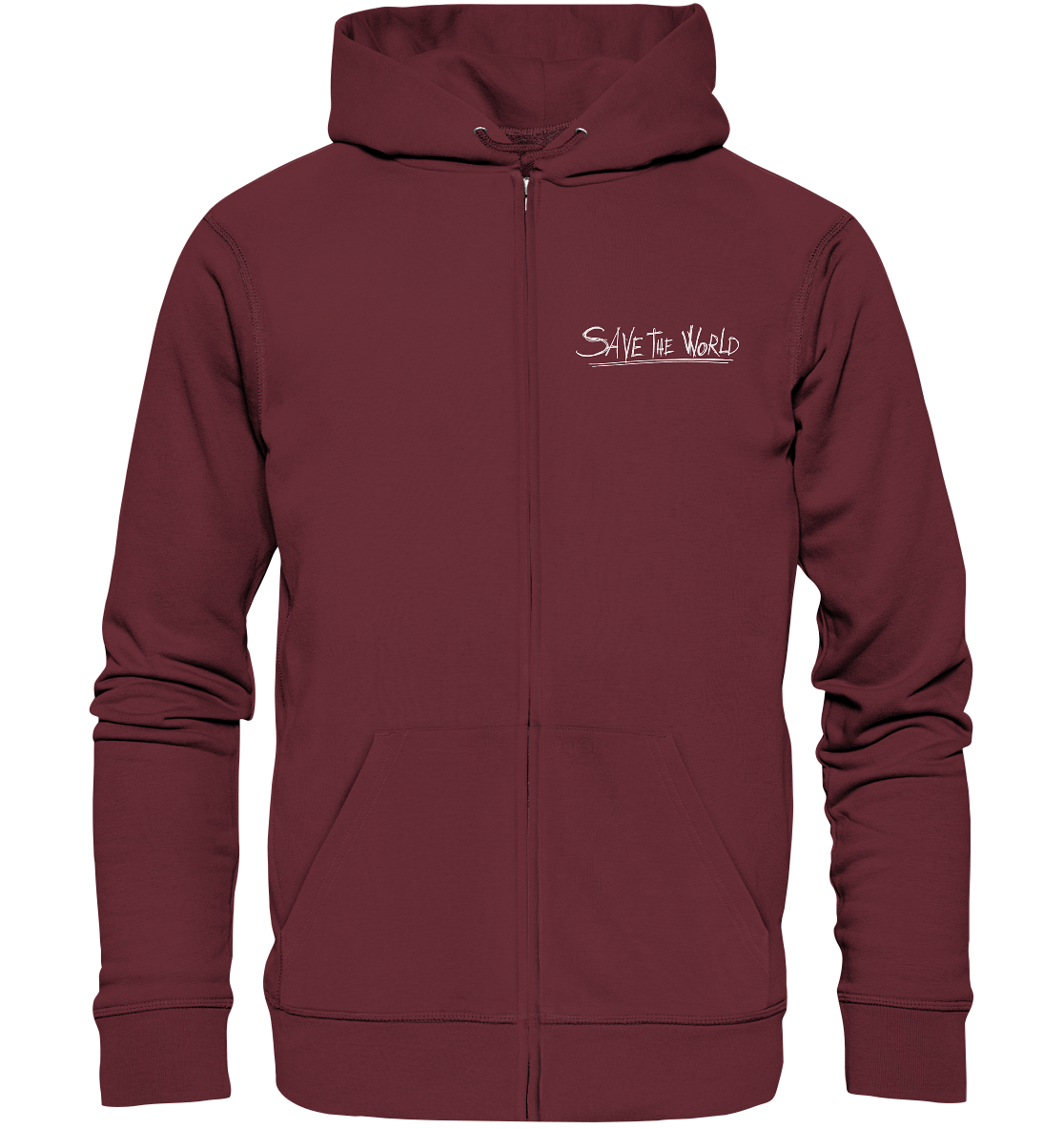 Schmetterling-Weiß - Organic Zipper