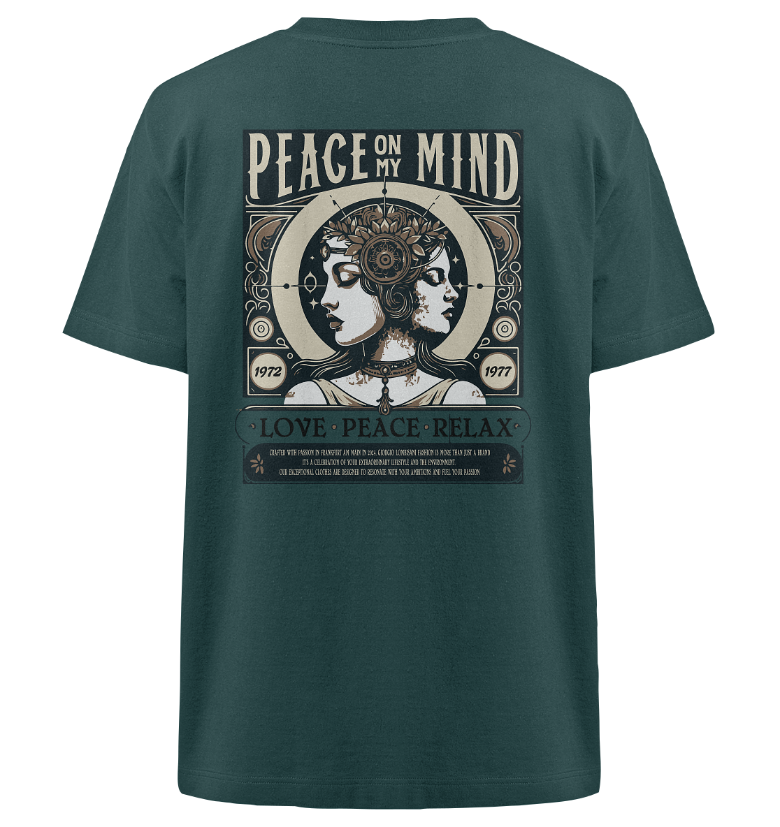 Peace on my Mind - Heavy Oversized Organic Shirt