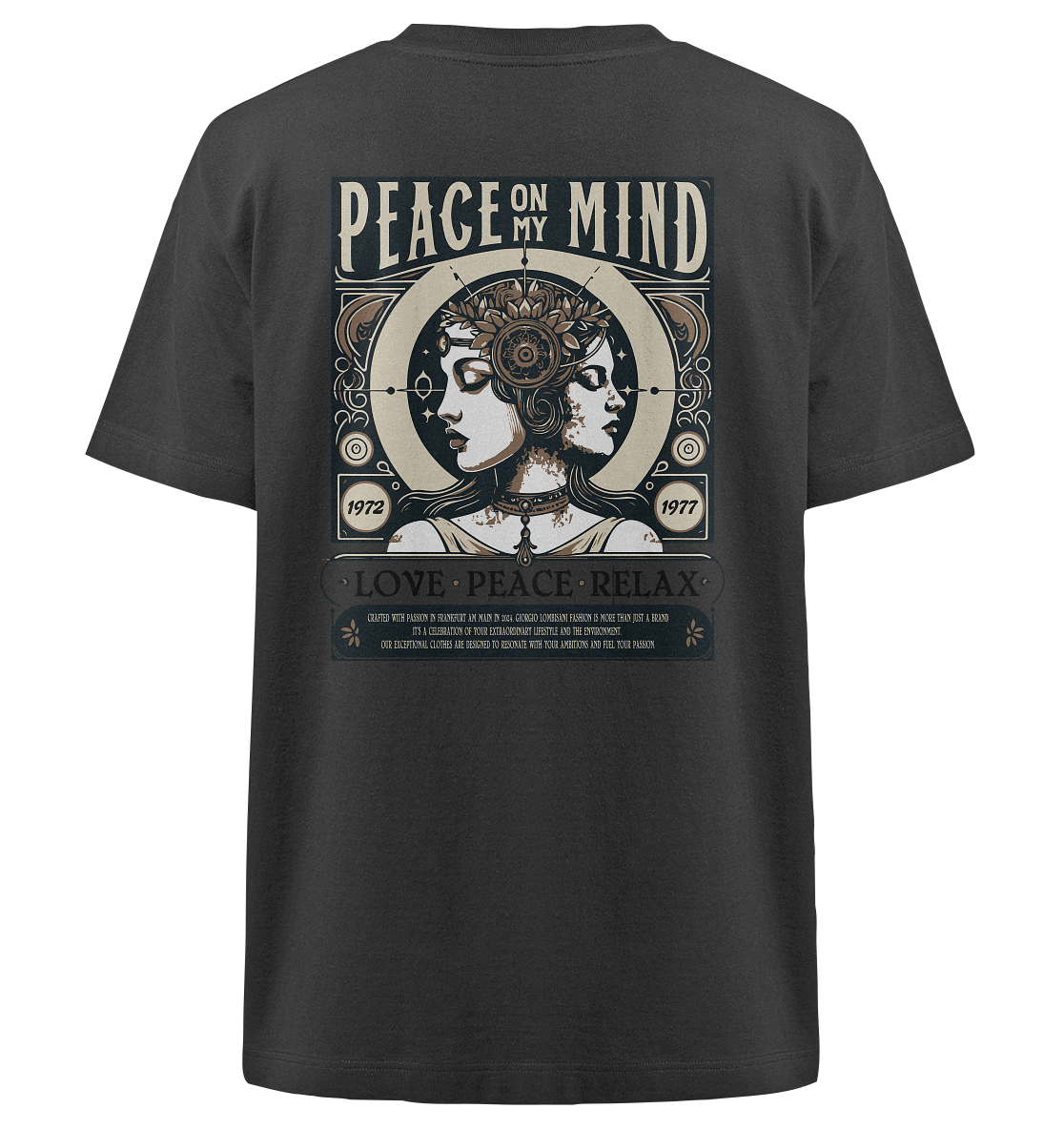 Peace on my Mind - Heavy Oversized Organic Shirt