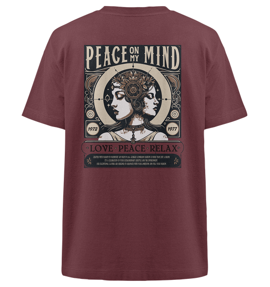 Peace on my Mind - Heavy Oversized Organic Shirt