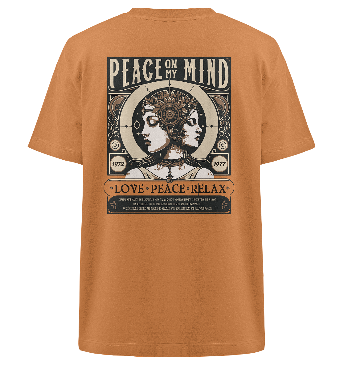 Peace on my Mind - Heavy Oversized Organic Shirt