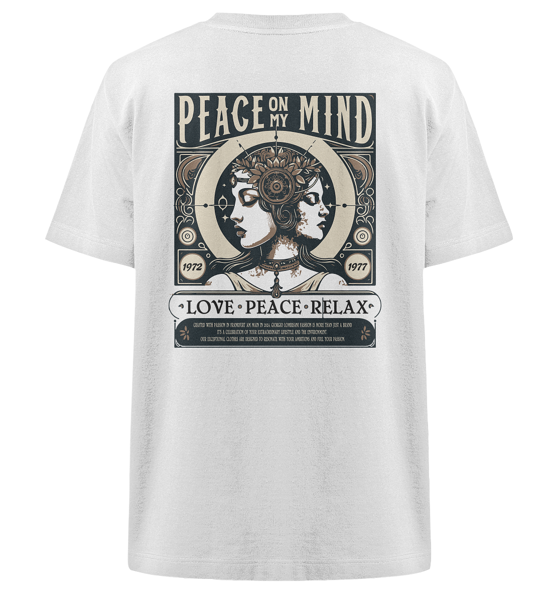 Peace on my Mind - Heavy Oversized Organic Shirt