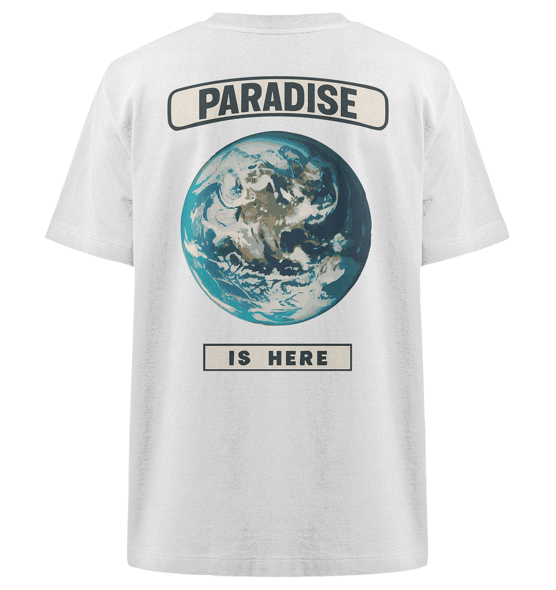 Paradise is here - Heavy Oversized Organic Shirt