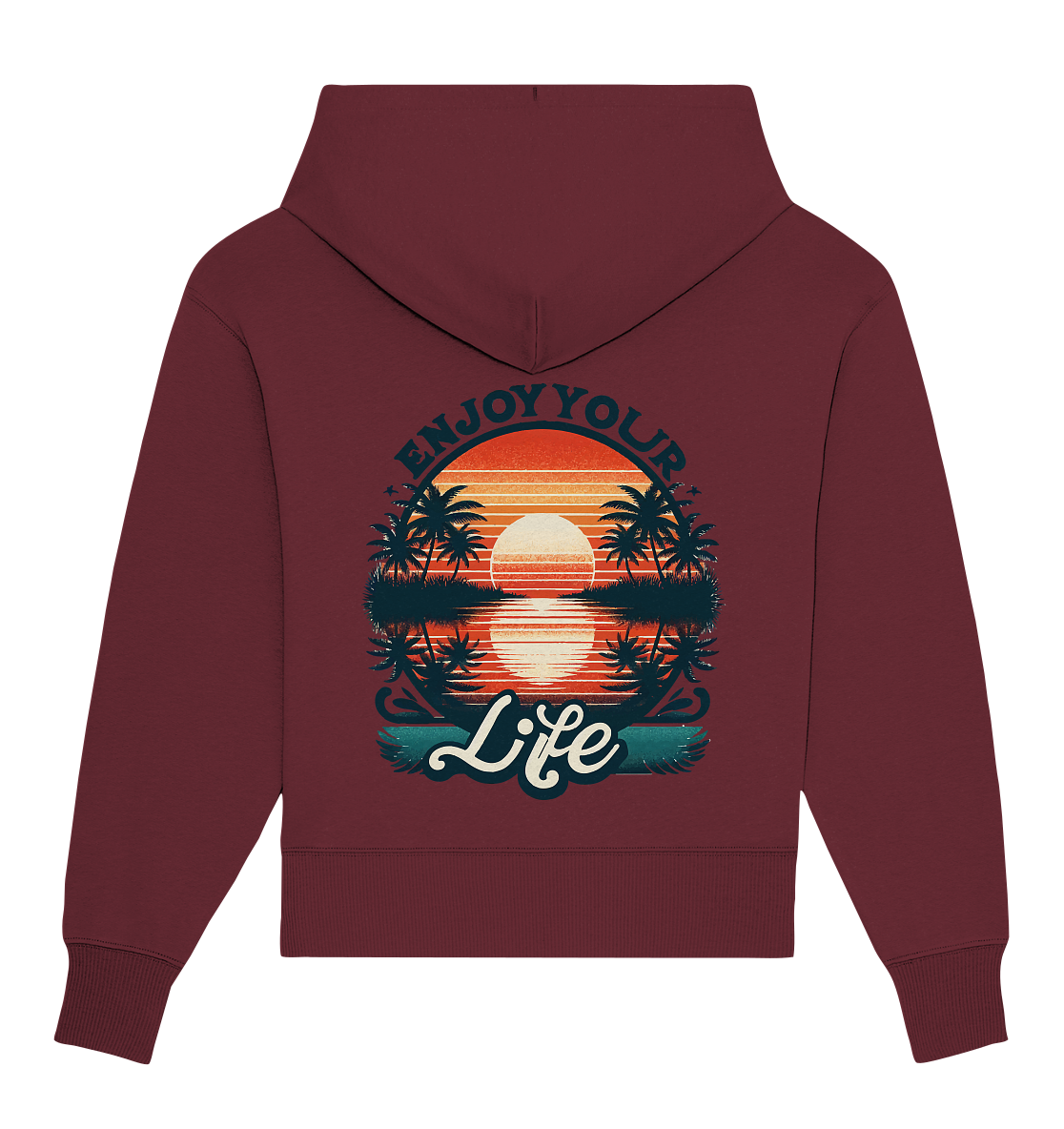 Enjoy your Life - Organic Oversize Hoodie