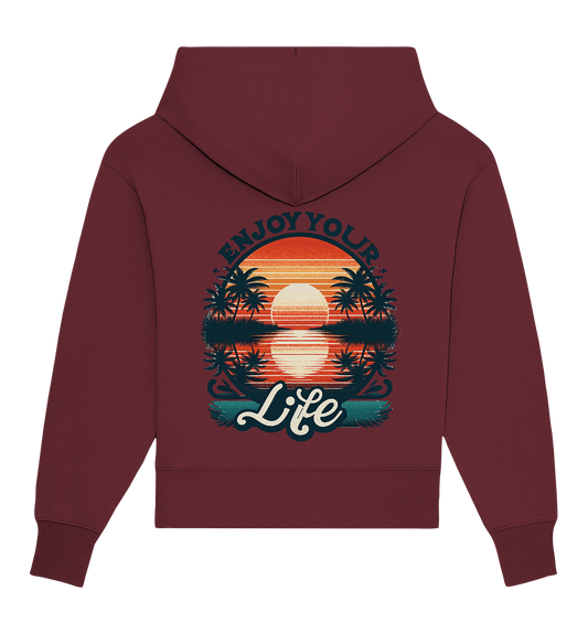 Enjoy your Life - Organic Oversize Hoodie