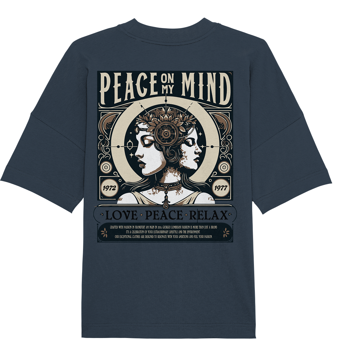 Peace on my Mind - Organic Oversize Shirt