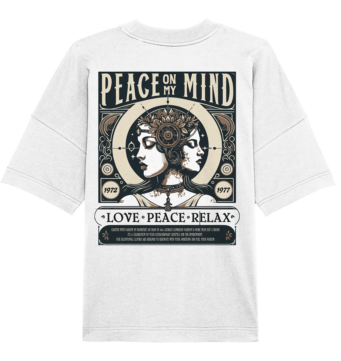 Peace on my Mind - Organic Oversize Shirt