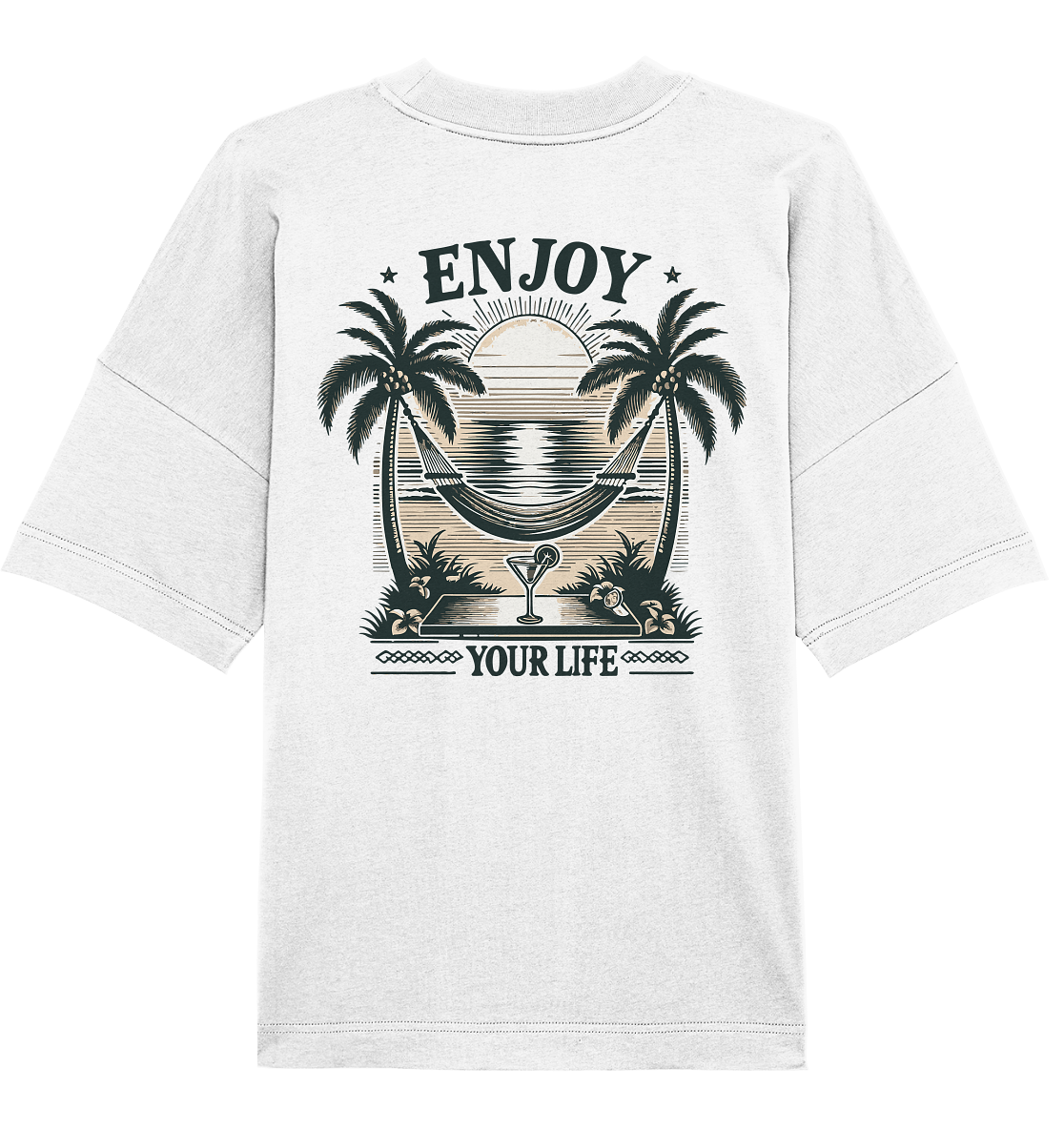 Enjoy your Life - Organic Oversize Shirt