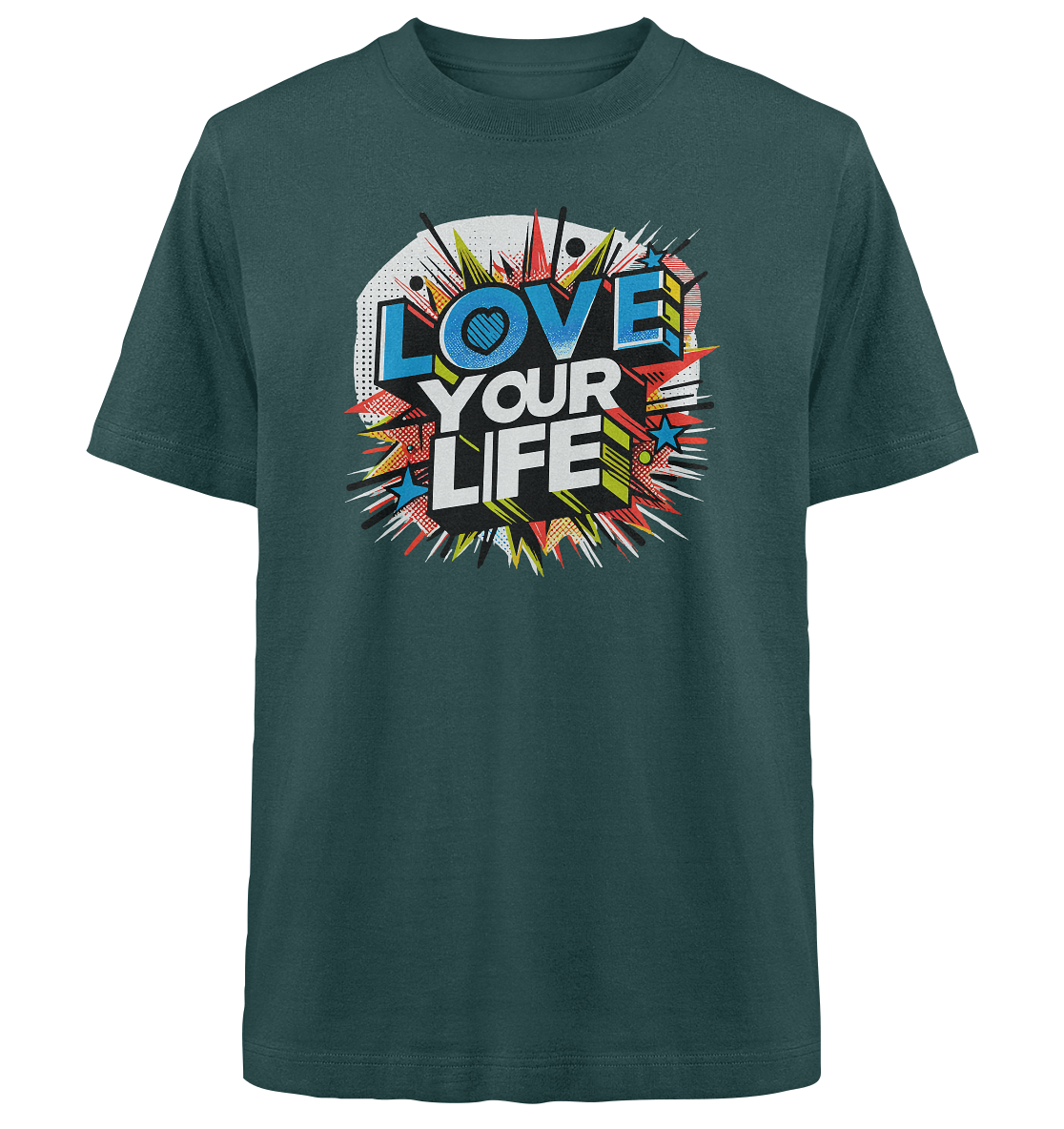 Love your Life - Heavy Oversized Organic Shirt
