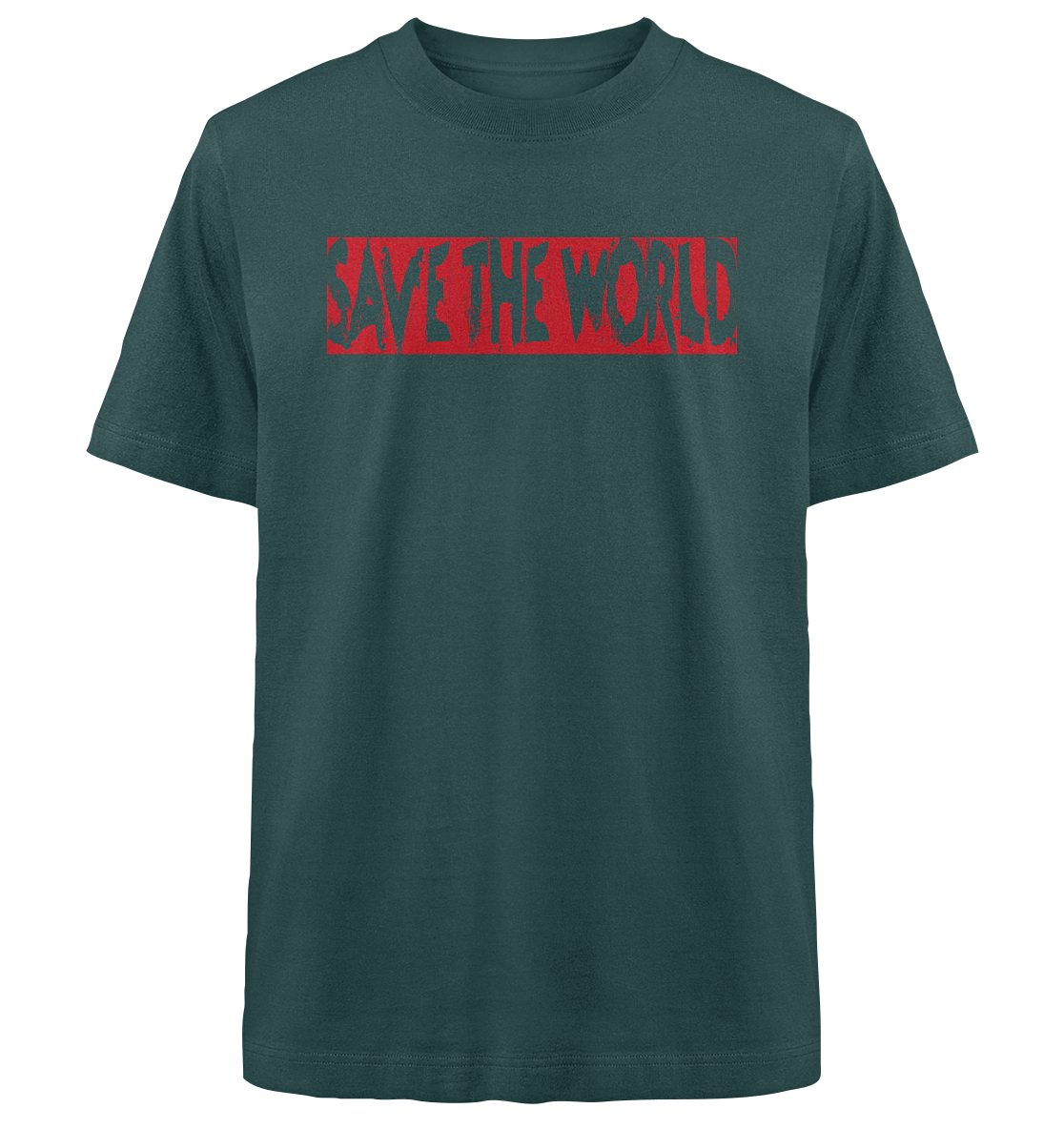 Save the World - Heavy Oversized Organic Shirt