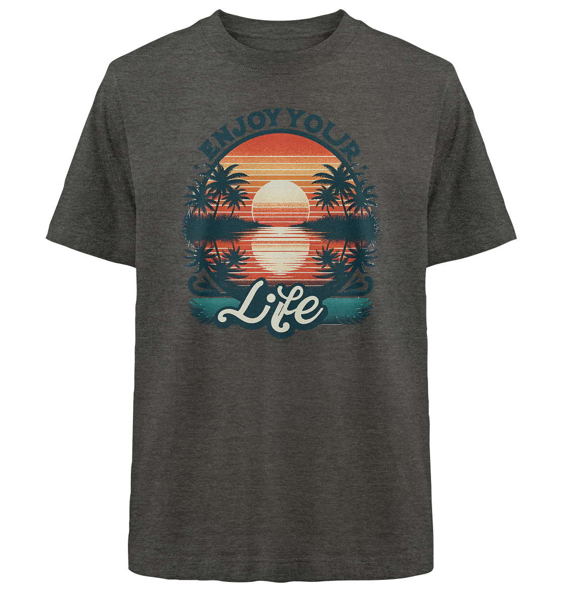 Enjoy your Life - Heavy Oversized Organic Shirt