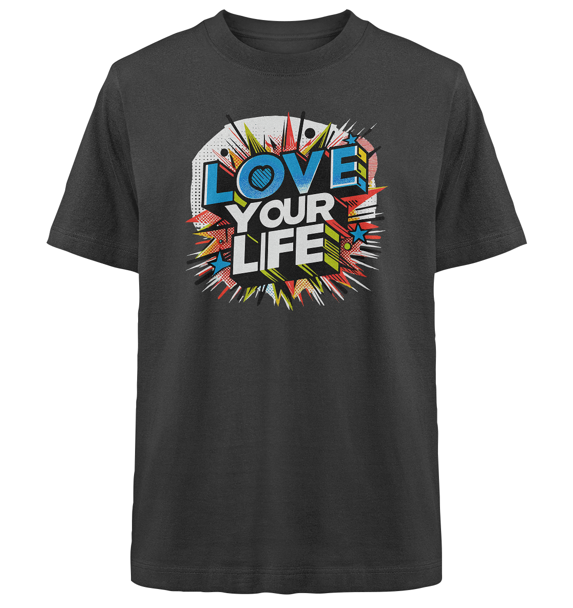 Love your Life - Heavy Oversized Organic Shirt