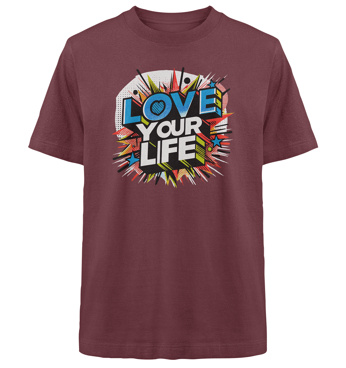 Love your Life - Heavy Oversized Organic Shirt