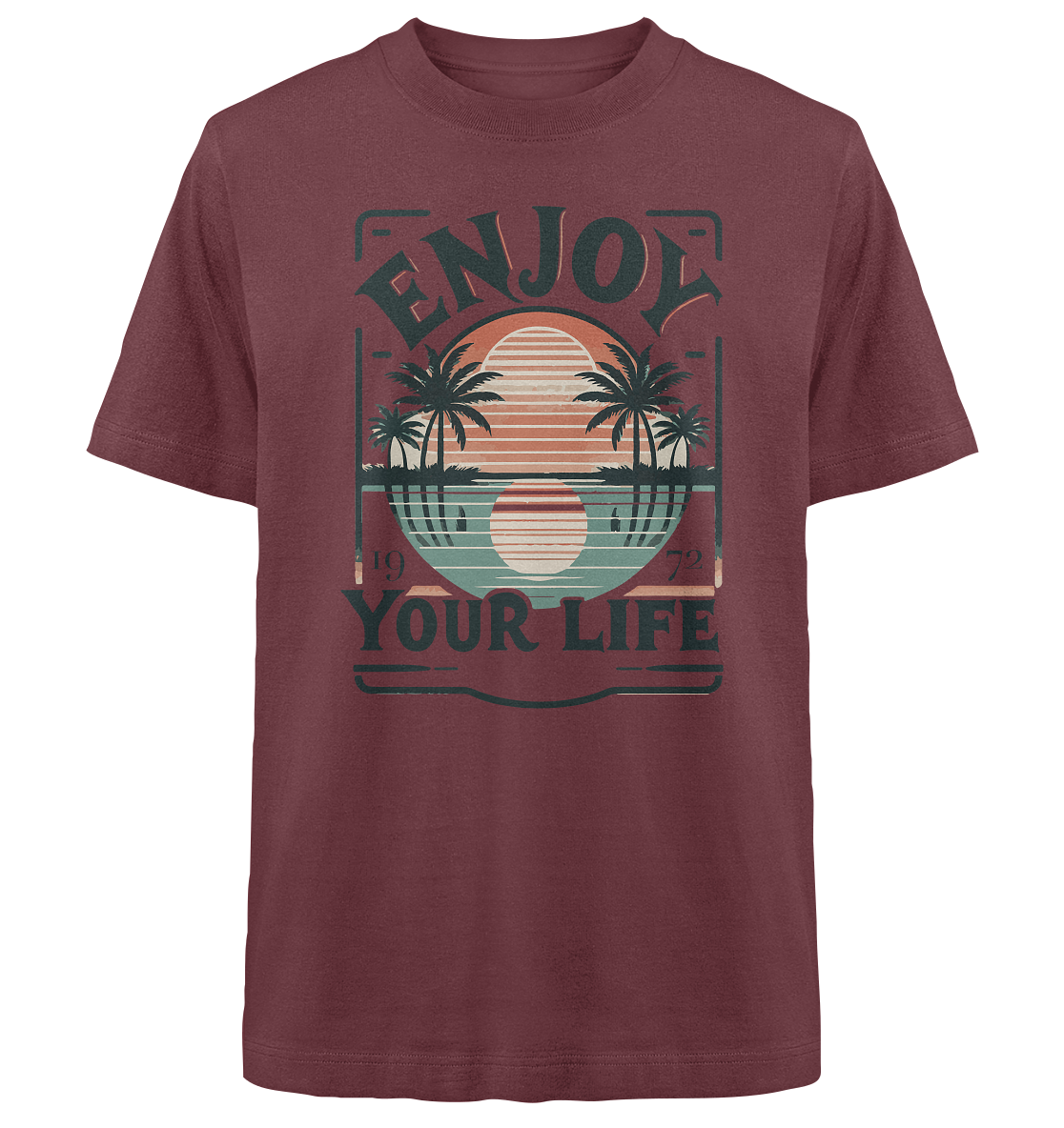 Enjoy your Life - Heavy Oversized Organic Shirt