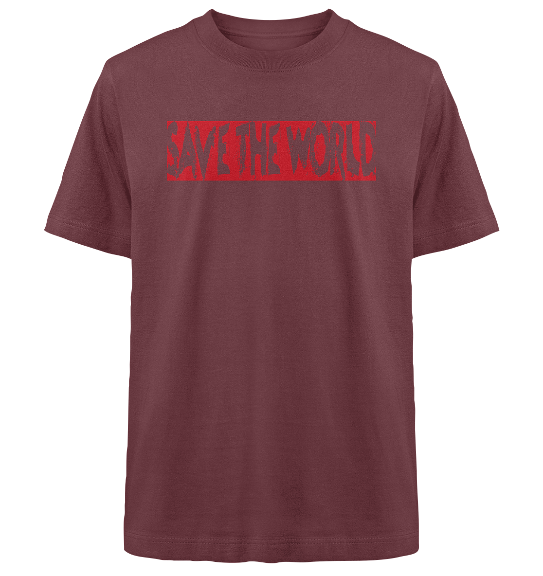 Save the World - Heavy Oversized Organic Shirt