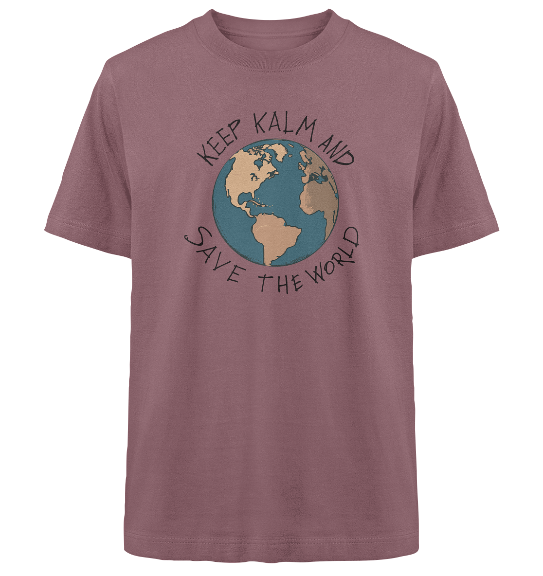 Keep calm - Heavy Oversized Organic Shirt
