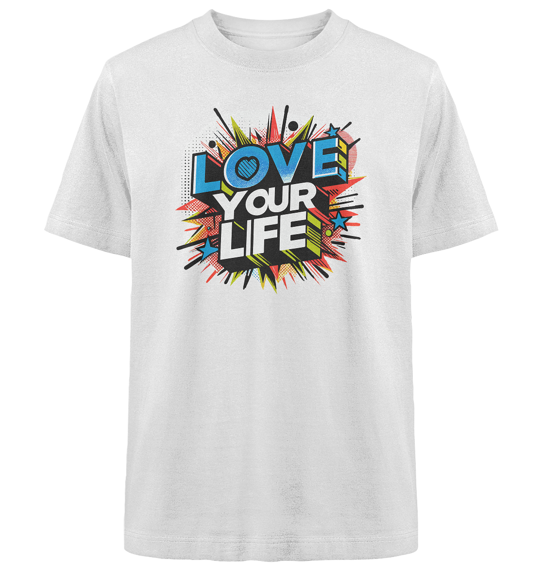 Love your Life - Heavy Oversized Organic Shirt