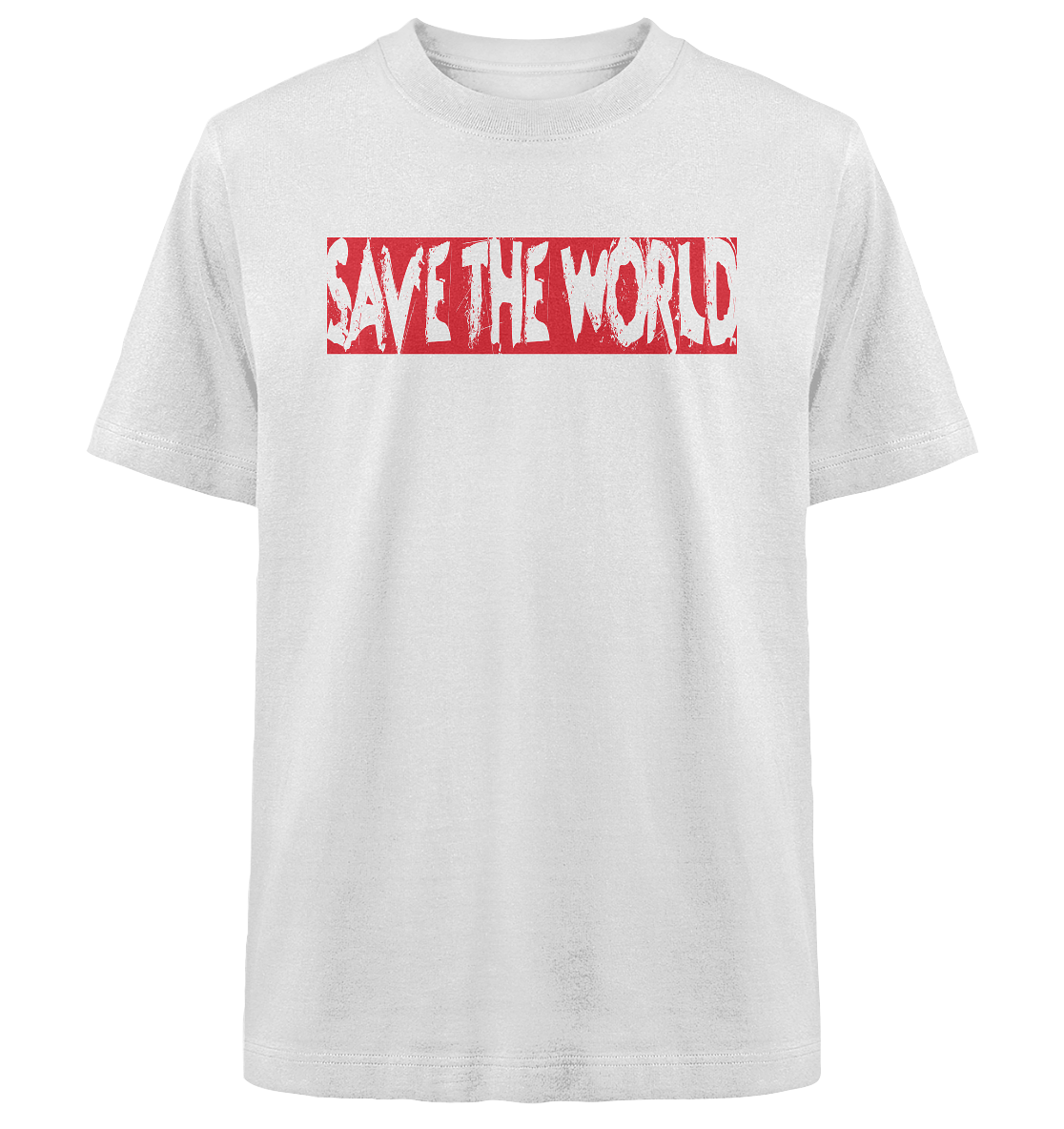 Save the World - Heavy Oversized Organic Shirt