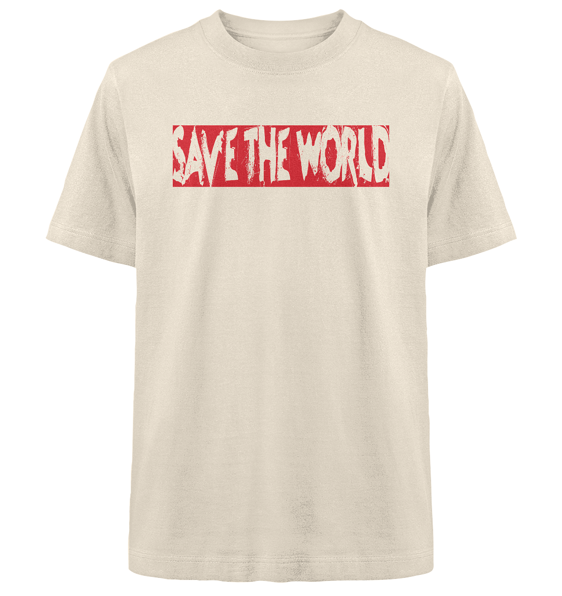 Save the World - Heavy Oversized Organic Shirt