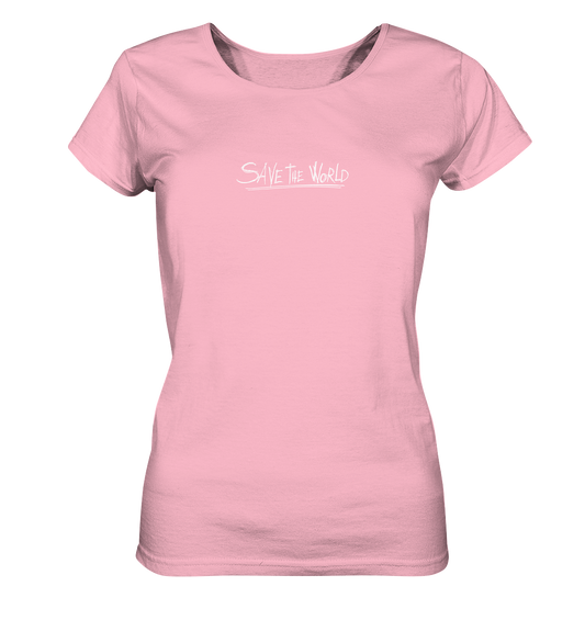 Schmetterling-Weiß - Ladies Organic Basic Shirt
