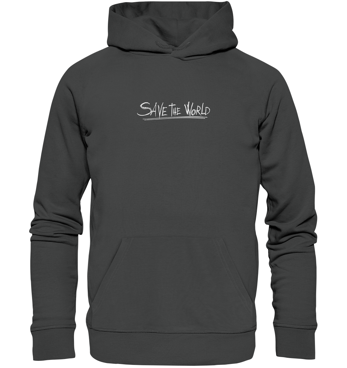 Schmetterling-Weiß - Organic Basic Hoodie