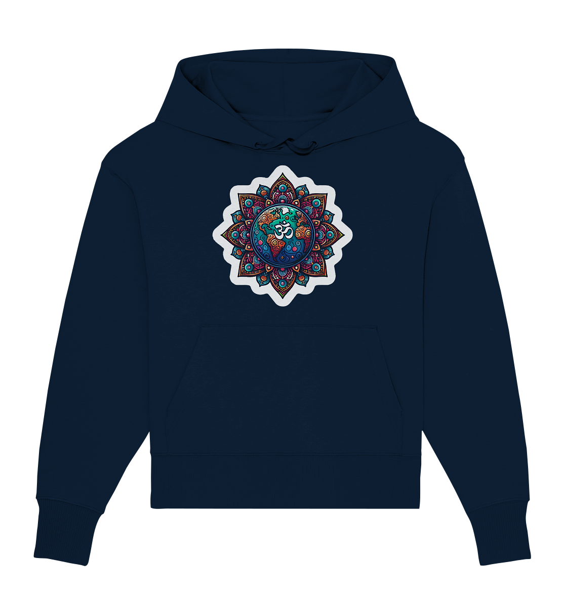 Mandala 2 - Organic Oversize Hoodie