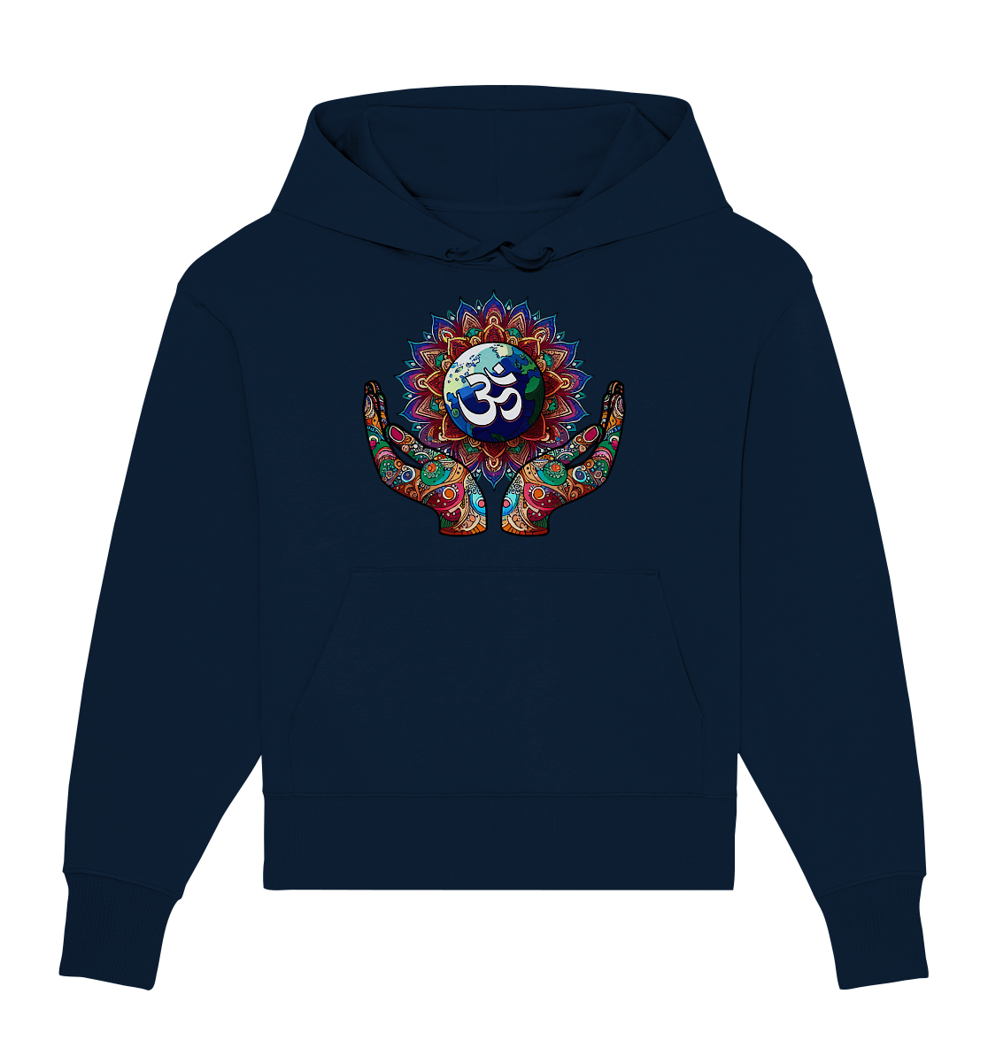 Mandala3 - Organic Oversize Hoodie