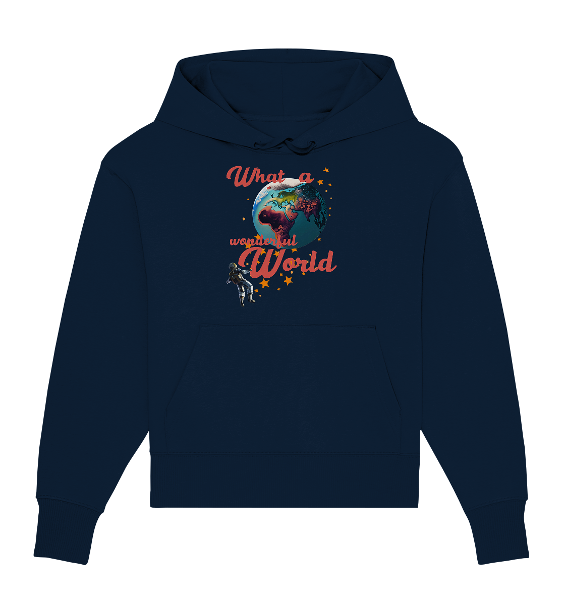 What a wonderful World - Organic Oversize Hoodie