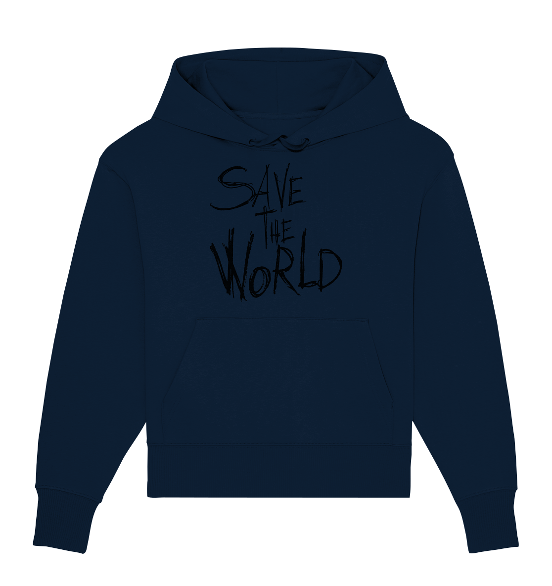 Save the World - Organic Oversize Hoodie