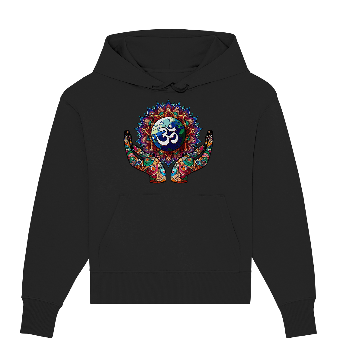Mandala3 - Organic Oversize Hoodie