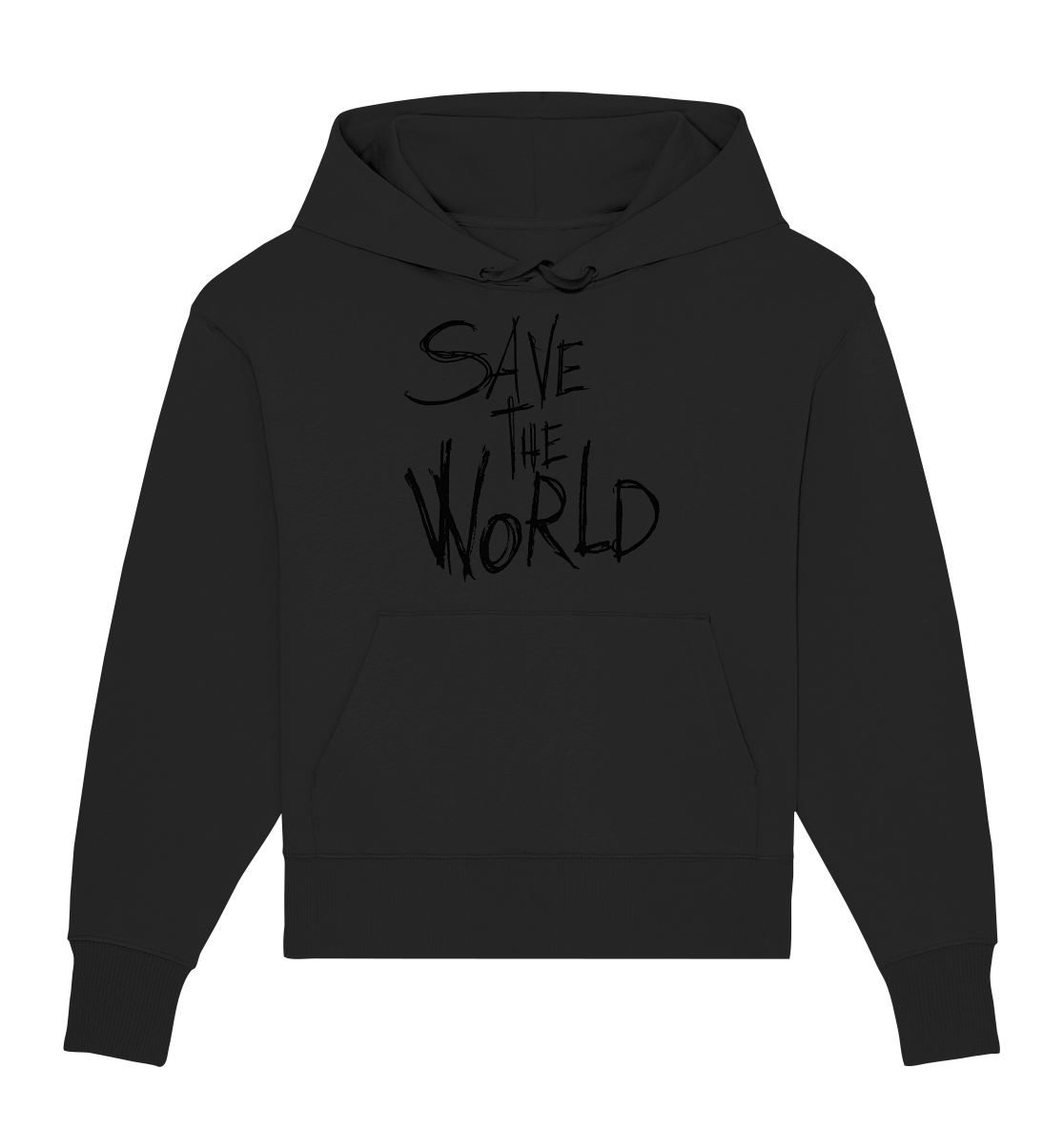 Save the World - Organic Oversize Hoodie
