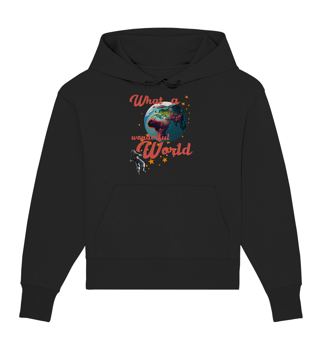 What a wonderful World - Organic Oversize Hoodie