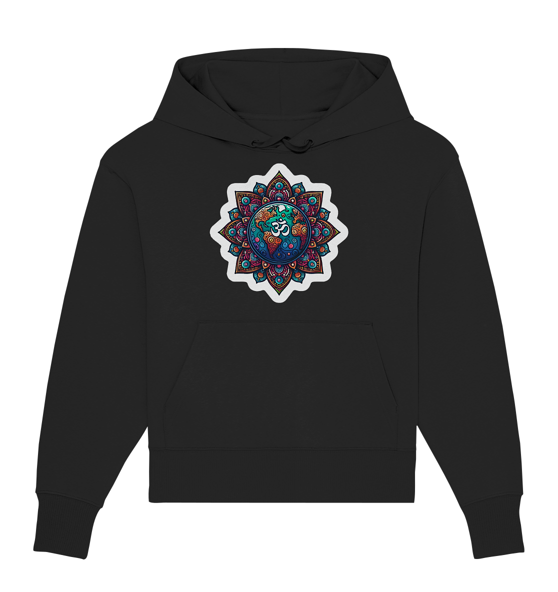 Mandala 2 - Organic Oversize Hoodie