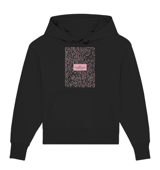 Love is the powerful energy of the Universe - Organic Oversize Hoodie