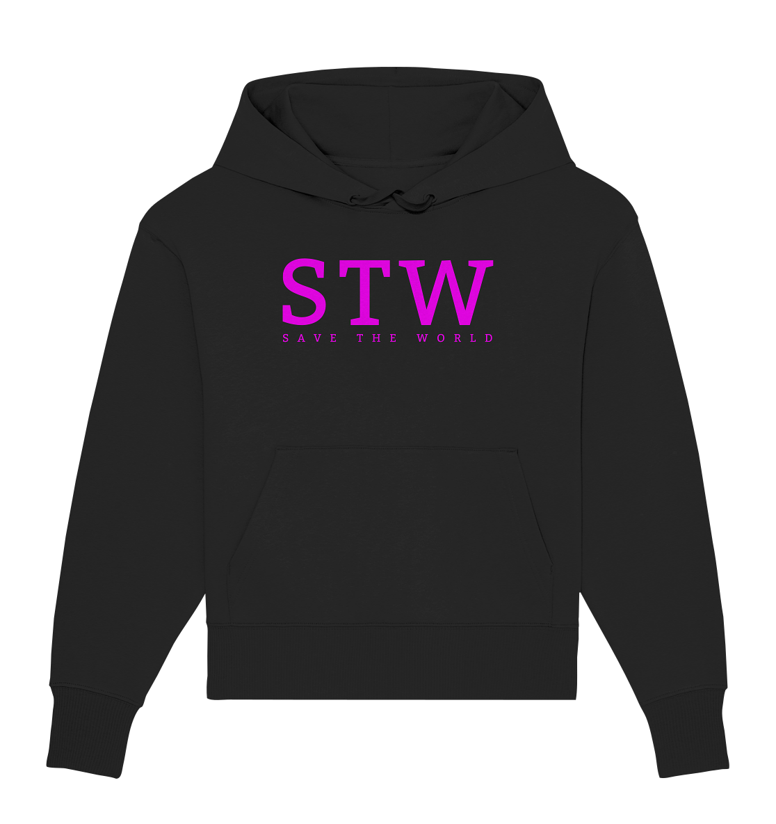 STW- Save the World - Organic Oversize Hoodie
