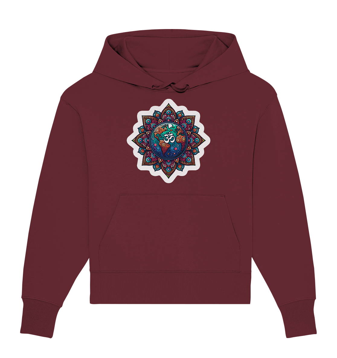 Mandala 2 - Organic Oversize Hoodie