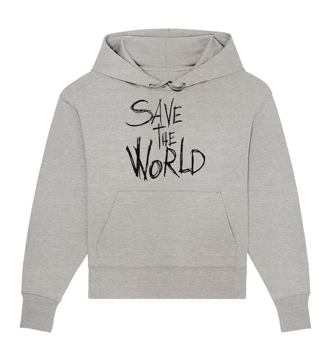 Save the World - Organic Oversize Hoodie