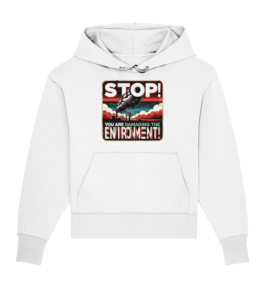 STOP - Organic Oversize Hoodie