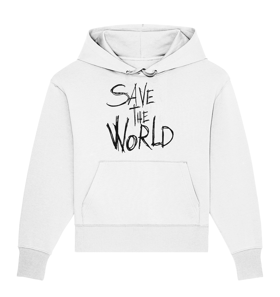 Save the World - Organic Oversize Hoodie