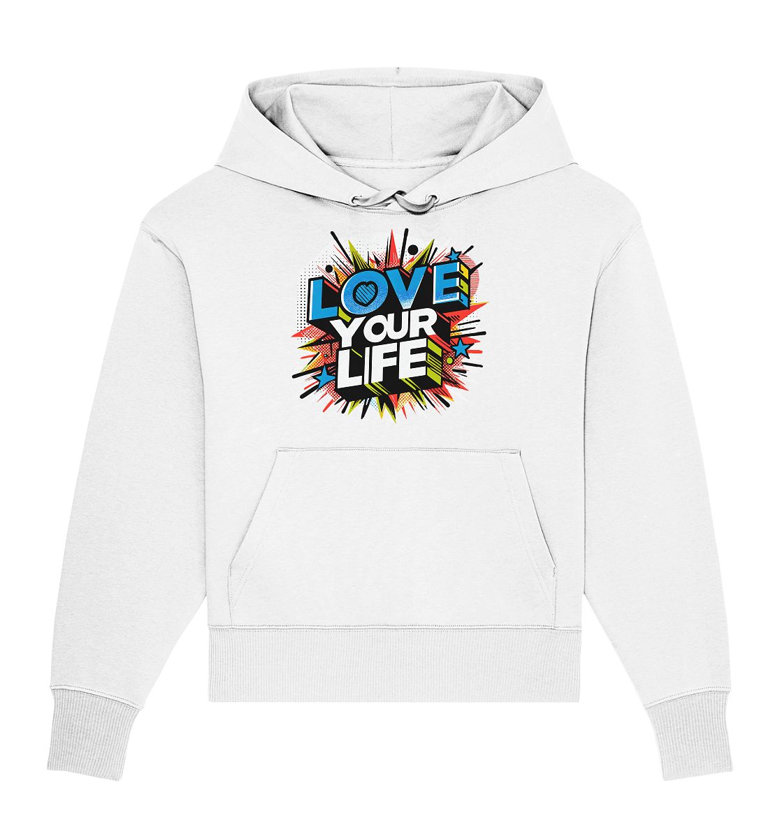 Love your Life - Organic Oversize Hoodie