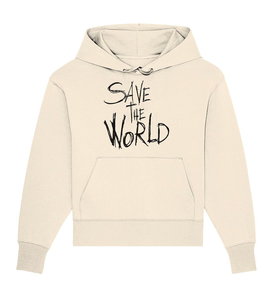 Save the World - Organic Oversize Hoodie