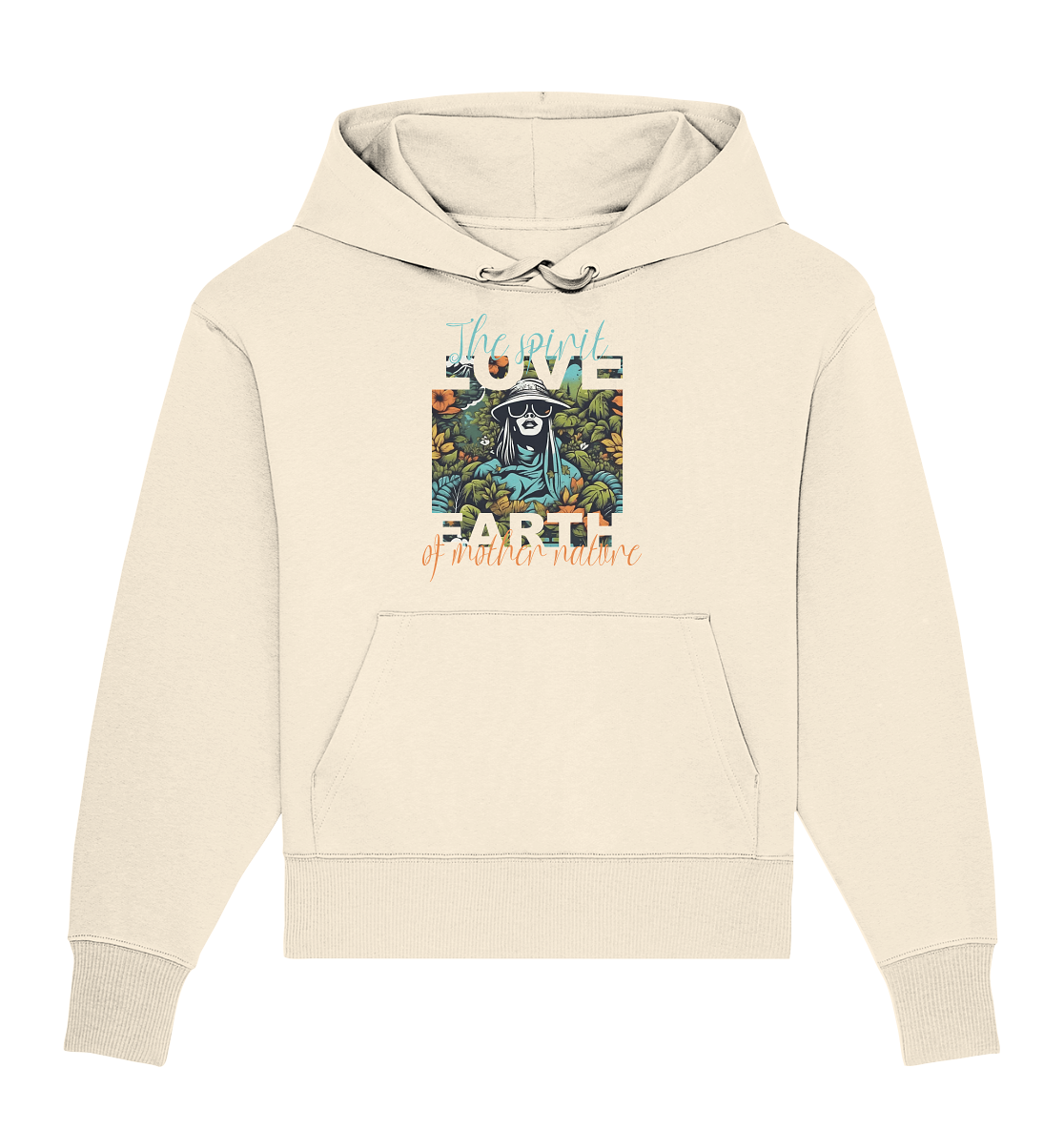 The spirit of Mother Nature  - Organic Oversize Hoodie