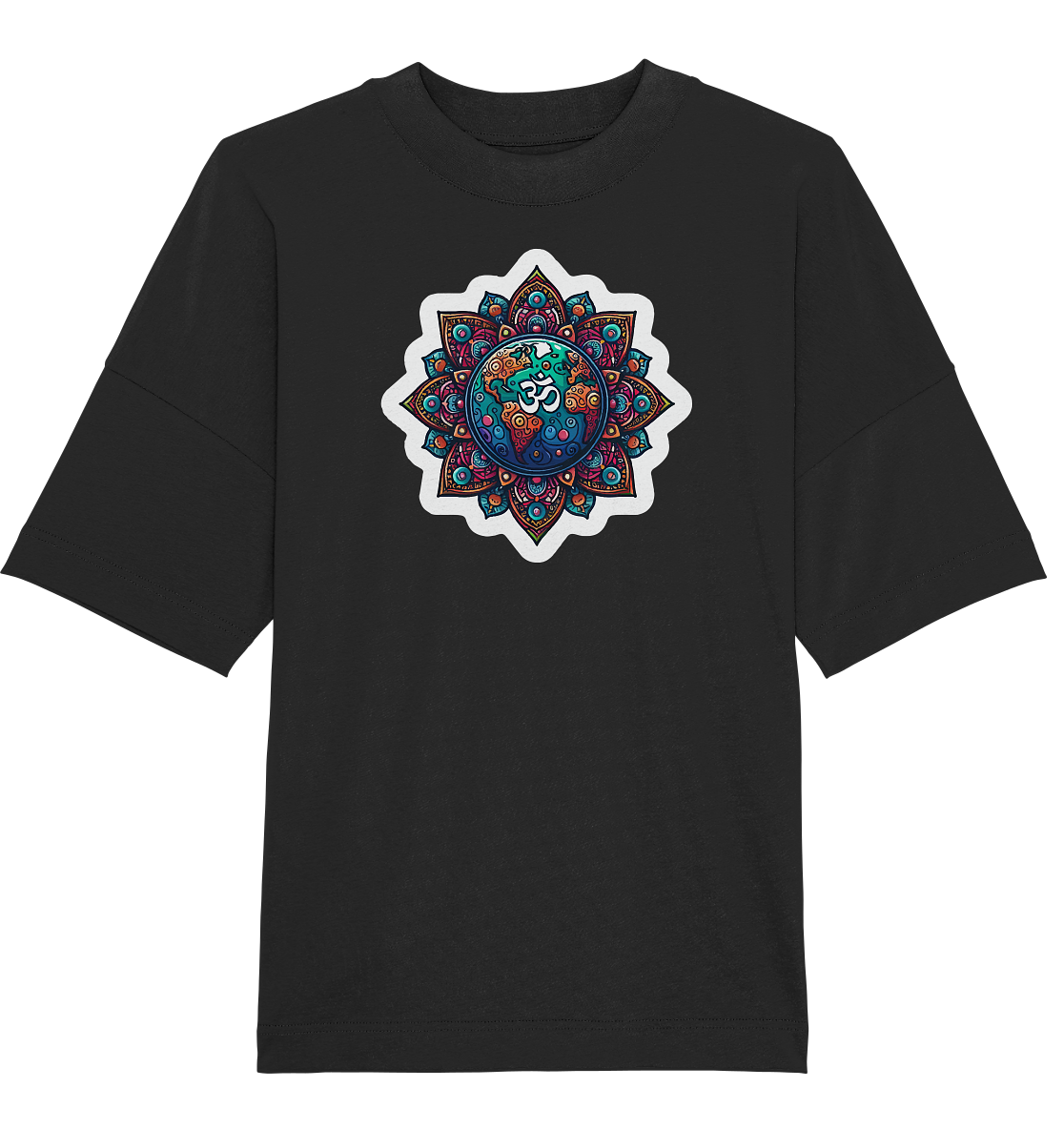 Mandala 2 - Organic Oversize Shirt