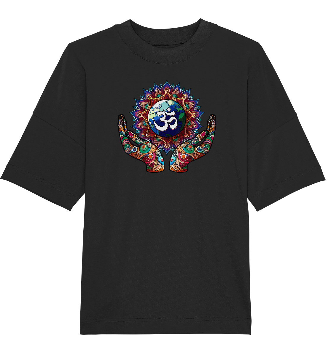Mandala3 - Organic Oversize Shirt