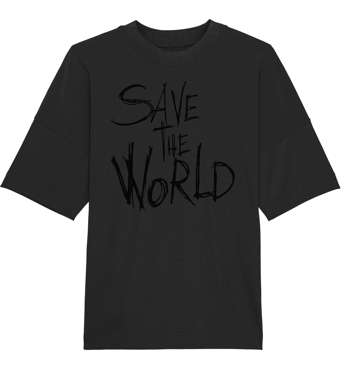 Save the World - Organic Oversize Shirt