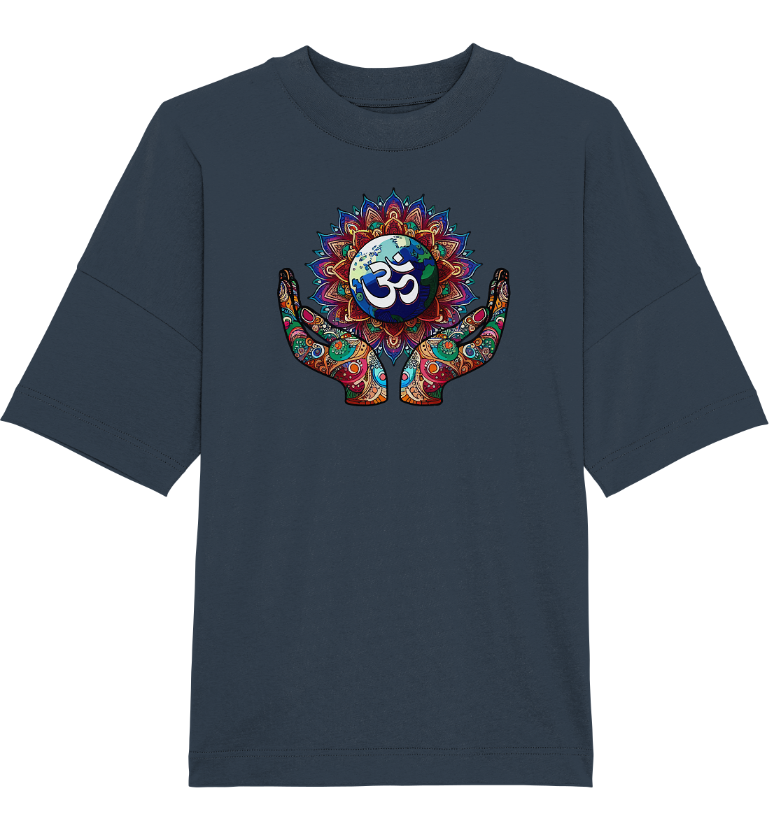 Mandala3 - Organic Oversize Shirt