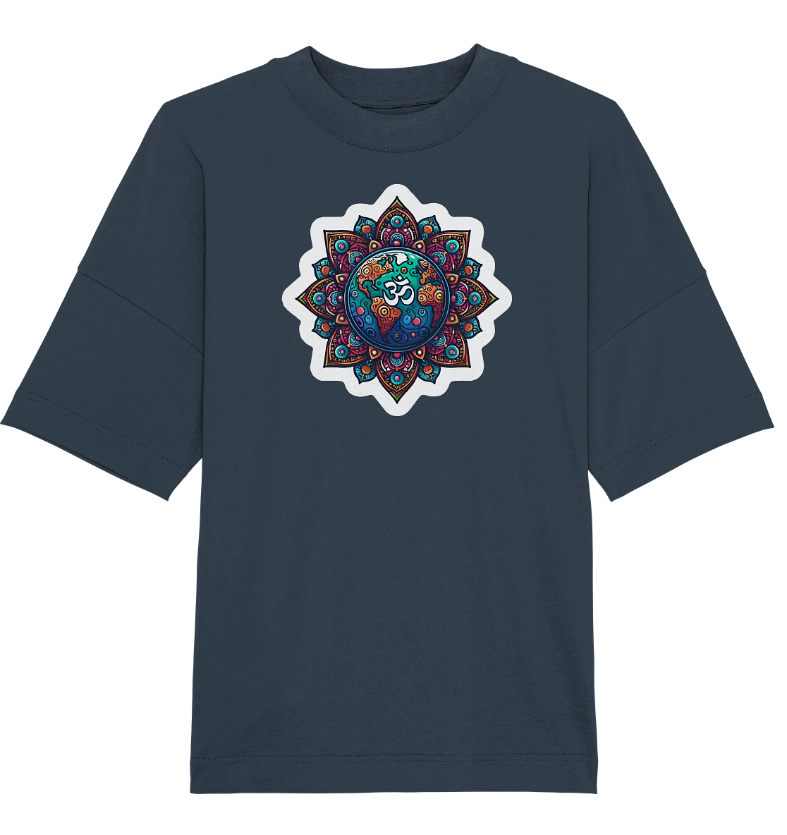 Mandala 2 - Organic Oversize Shirt