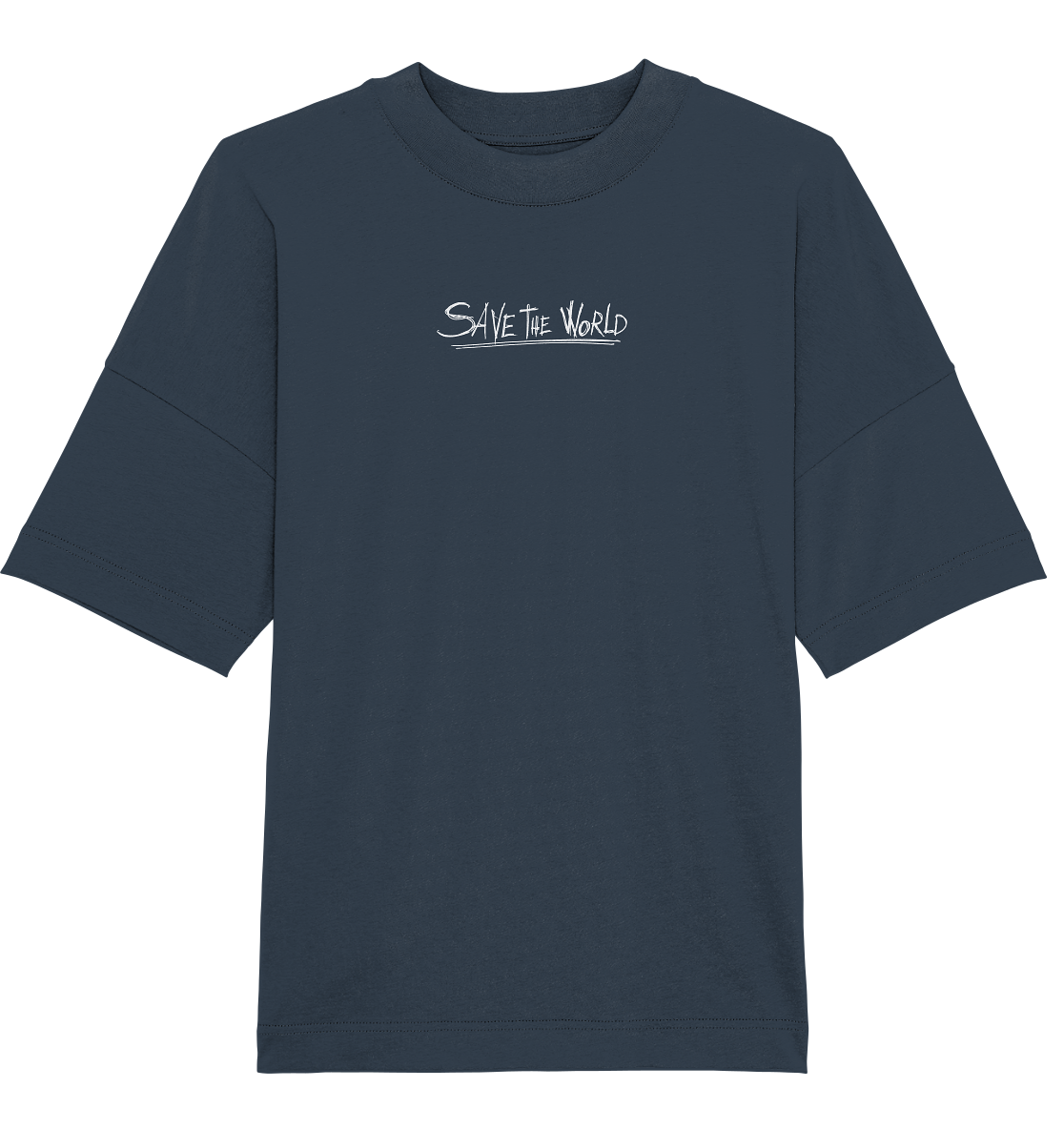 Schmetterling-Weiß - Organic Oversize Shirt