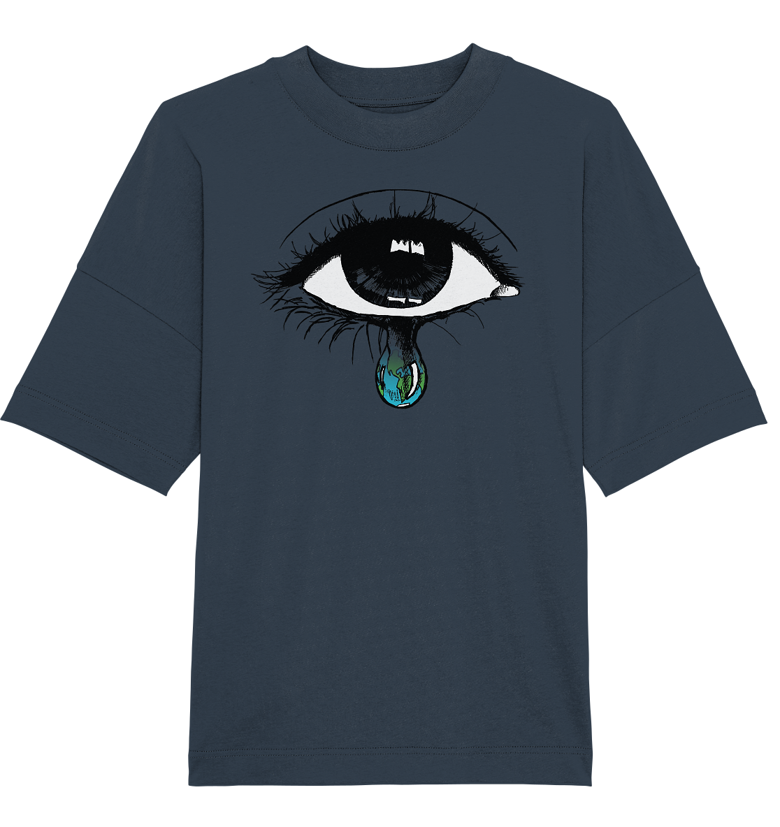 Tränendes Auge - Organic Oversize Shirt